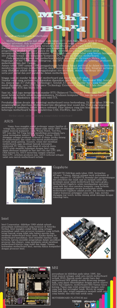 infographic Motherboard